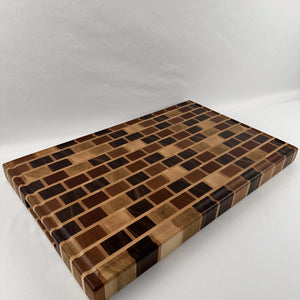 Redwood Size Cutting Board - Walnut, Cherry, Hickory, Maple and Mahogany Hardwood End Grain Butcher Block image 0