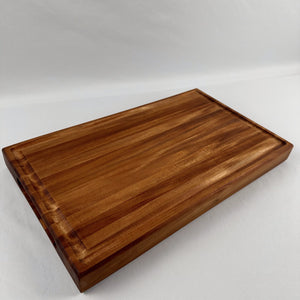 Chestnut Size Cutting Board - Mahogany Hardwood Edge Grain Butcher Block image 0